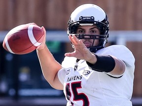 Carleton Ravens QB Michael Arruda was called 'a wizard' by the University of Ottawa Gee-Gees' coach.