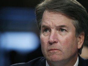 FILE - In this Sept. 6, 2018, file photo, President Donald Trump's Supreme Court nominee, Brett Kavanaugh testifies before the Senate Judiciary Committee on Capitol Hill in Washington, for the third day of his confirmation hearing to replace retired Justice Anthony Kennedy. Senate Republicans are bringing in Arizona prosecutor Rachel Mitchell to handle questioning about Christine Blasey Ford's allegations of sexual assault against Kavanaugh at the Senate Judiciary Committee hearing Thursday, Sept. 27, 2018.