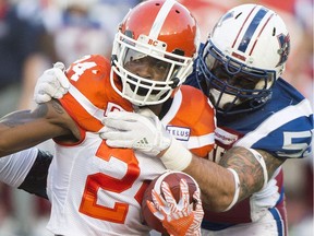 'I'm 31, but I'm feeling real young right now,' says B.C. Lions running back Jeremiah Johnson.