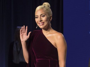 Actor Lady Gaga attends a press conference to promote the movie "A Star is Born" during the 2018 Toronto International Film Festival in Toronto on Sunday, September 9, 2018.