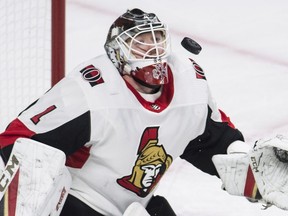 Ottawa Senators goaltender Mike Condon says he and his teammates can't allow the negatives to get them down.