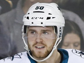 The parents of new Senator Chris Tierney grew up in Deep River, and his father's family hails from Arnprior. The Senators acquired Tierney from the Sharks in the Thursday trade involving Erik Karlsson. THE CANADIAN PRESS/Jeff McIntosh