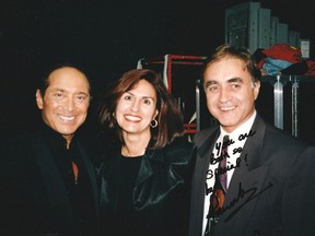 An autographed photo of Paul Anka, Gina Lofaro and Tony Lofaro following a show by Anka in Atlantic City in April 1998.