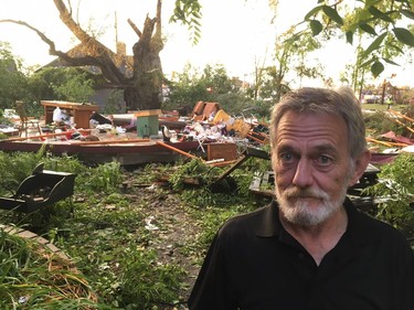 Jim Bowen is the owner of the Heart and Soul cafe in Dunrobin. The accompanying gift shop was flattened.