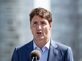 Prime Minister Justin Trudeau in Surrey, B.C., on Sept. 4, 2018.