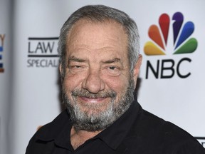FILE - In this Wednesday, Jan. 11, 2017, file photo, producer Dick Wolf attends TV Guide Magazine's "Law & Order: Special Victims Unit" 400th episode celebration, in New York. NBC's "Law & Order" franchise is adding what the network calls a "relevant" new series about hate crimes. The network said Tuesday, Sept. 4, 2018, it's ordered 13 episodes of "Law & Order: Hate Crimes." The drama from "Law & Order" creator Dick Wolf is based on New York state's Hate Crimes Task Force.