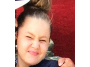 The Ottawa Police Service is asking for the public's assistance in locating 11 year old Nakayla Baskin. he is described as a white female, 5'4" (162 cm) 150 lbs (68 kg) with a medium to large build, with light brown/blondish shoulder length hair usually worn up in a "messy bun" and grey eyes. She looks older than she is and could easily be mistaken for a 16 year old. Ottawa Police Service