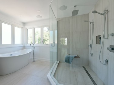 Bathroom Renovation category: Amsted Design-Build for Ensuite Getaway