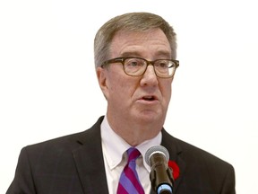 Jim Watson is one of 12 candidates for mayor in the 2018 municipal election. Tony Caldwell/Postmedia