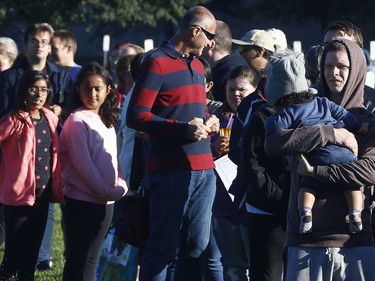 The community of Barrhaven came together in Ottawa Saturday Sept 22, 2018. Members of the community gathered at Larkin House to help feed all the residence who continue to have no power after the tornado in Ottawa Friday. Over 3000 people were fed Saturday.