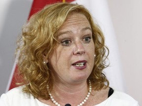 Lisa MacLeod, Minister of Children, Community and Social Services made an announcement on empowering youth at the Somali Centre for Family Services in Ottawa Tuesday Sept 11, 2018. Tony Caldwell