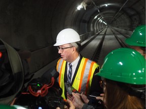 Mayor Jim Watson wants to see his projects – such as the LRT – through another term of council.