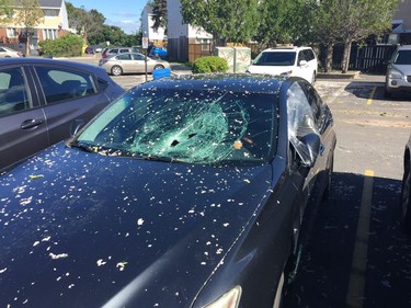 Damage after the tornado that hit Ottawa on September 21, 2018. Quarry Co-Op on McCarthy Rd.