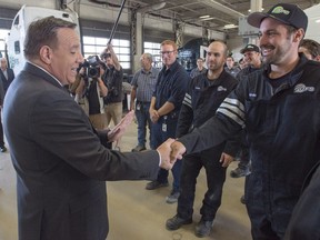 "We will leave nobody behind," says Coalition Avenir Québec Leader François Legault.