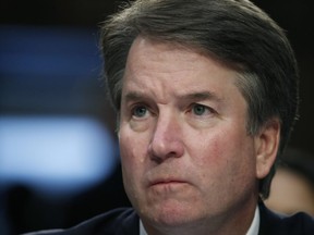 In this Sept. 6, 2018, file photo, President Donald Trump's Supreme Court nominee, Brett Kavanaugh testifies before the Senate Judiciary Committee on Capitol Hill in Washington, for the third day of his confirmation hearing to replace retired Justice Anthony Kennedy.