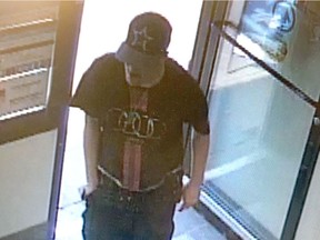 The man who police suspect of stealing $600 in cologne from a store in Kingston, Ont. on Aug. 6, 2018. supplied photo.