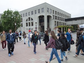 Students at the University of Ottawa.