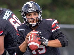 Carleton Ravens quarterback Michael Arruda