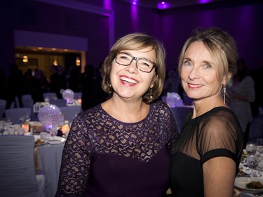 Superintendent of special education and student services with the Ottawa Catholic School Board Manon Seguin (left) with superintendent of learning support services with the Ottawa-Carleton District School Board Olga Grigoriev (right).