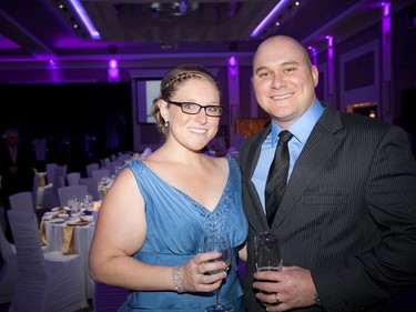 ONFE advancement manager Ashley Richer and her husband Marcel Richer.