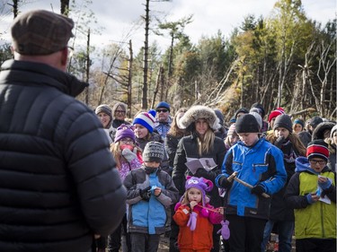 The Arlington Community Association held a special ceremony, procession and community gathering on the edge of Bruce Pit on Sunday.