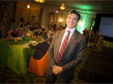 Boys and Girls Clubs of Canada CEO Owen Charters attends the Kid Food Nation gala on Sunday.   Ashley Fraser/Postmedia