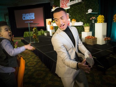 Carlos Bustamante of YTV's The Zone was host of the Kid Food Nation gala at the Château Laurier on Sunday.   Ashley Fraser/Postmedia