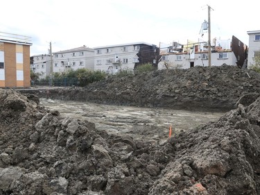 A low-rise apartment was removed after being hit by the tornado in the Mont-Bleu area of Gatineau, October 12, 2018.