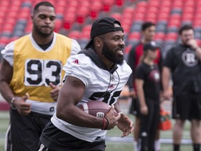 Ottawa Redblacks running back William Powell is not only the CFL rushing leader, he's the Redblack to beat when it comes to something called Bud Ball.
