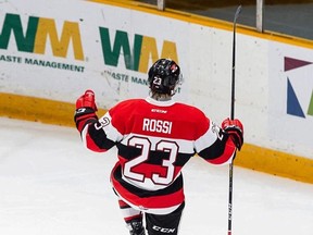 Rookie Marco Rossi is currently a four-game goal-scoring run which began Oct. 6. (Supplied photo)