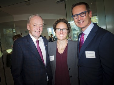 From left, former prime minister Jean Chrétien, lawyer Katie Black and Dalton McGuinty, former premier of Ontario.