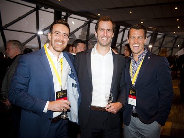 Elite-level paddlers, from left, canoer Tom Hall, slalom kayaker John Hastings and kayaker Adam van Koeverden.