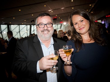 Jeff O'Reilly, general manager at D'Arcy McGee's, along with Danya Buchowski.