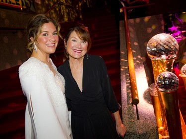 Sophie Grégoire Trudeau, honourary chair of the 2018 NAC Gala committee, with her mother Estelle Blais.
