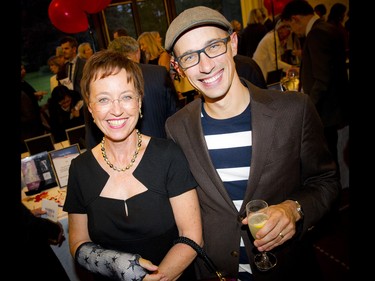 Shopify CEO Tobi Lütke and his mother Cornelia Hoffecker.