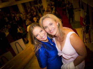 Lindsay Taub, a member of the Ottawa Salus board of directors, and Whitney Fox were all smiles posing for a photo together.