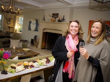 Claudia Morrison and Janice Domaratzki, both with RBC Wealth Management, a sponsor of the evening.