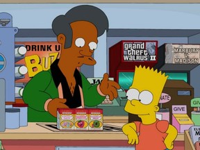 The Simpsons' Apu and Bart