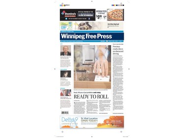 October 17, 2018 front page, Day 1 for cannabis legalization