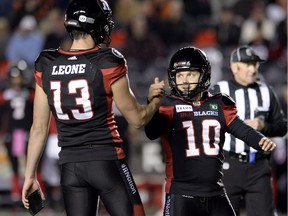 Ottawa kicker Lewis Ward brings a record streak of 40 straight field goals into the game.