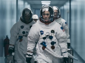 Ryan Gosling in a scene from First Man.