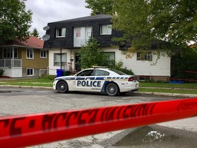 A home at 328 Du Vigneau St. where Gatineau police discovered the city's third homicide of 2018.