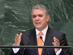 President of Colombia Ivan Duque Marquez.