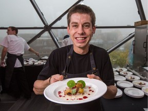 Chef Yannick LaSalle of Restaurant Les Fougères at the Ottawa edition of the Great Canadian Kitchen Party in October 2018.