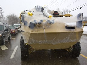 Light armoured vehicles, anyone? A 17-tonne LAV III built at General Dynamics Land Systems in London is shown in this file photo. The little-known Canadian Commercial Corporation brokers arms deals for Canada, and should be the subject of much more scrutiny.