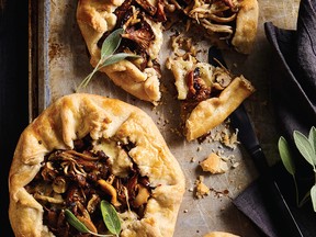 Mushroom Tarts with Taleggio Cheese from Earth to Table Every Day by Jeff Crump and Bettina Schormann.
