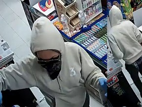 Wellington Street robbery suspect.