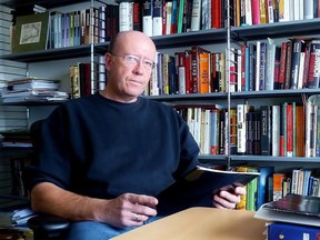 Prof. Jan Grabowski is seen in his office at the University of Ottawa on Thursday, May 21, 2015. The history professor has received death threats for his work on the Holocaust in Poland.