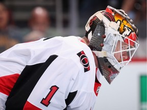 Goaltender Mike Condon was placed on waivers and assigned to the AHL's Binghamton Senators on Oct. 31.