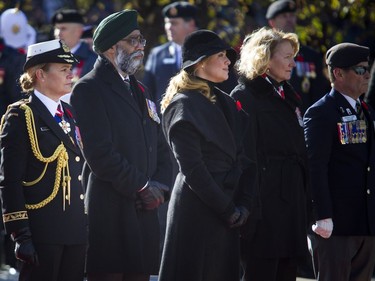 Remembrance Day ceremony at the National War Memorial in Ottawa on Sunday, November 11, 2018.